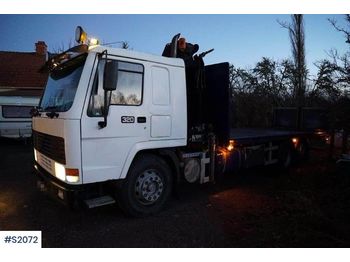 Samochód ciężarowy skrzyniowy/ Platforma, Samochod ciężarowy z HDS VOLVO FL10 6x2 Crane Truck: zdjęcie 1