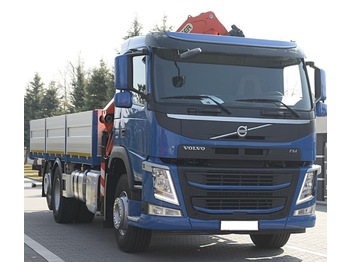 Samochód ciężarowy skrzyniowy/ Platforma, Samochod ciężarowy z HDS VOLVO FM370: zdjęcie 1