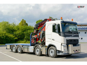 Samochód ciężarowy skrzyniowy/ Platforma, Samochod ciężarowy z HDS Volvo FASSI 820RA2.27 FJ L426 8x2 - 360° - 100 %: zdjęcie 1
