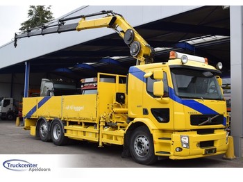 Samochód ciężarowy skrzyniowy/ Platforma Volvo FE 320 Euro 4, Hiab 166-E4, 6x2, Truckcenter Apeldoorn: zdjęcie 1