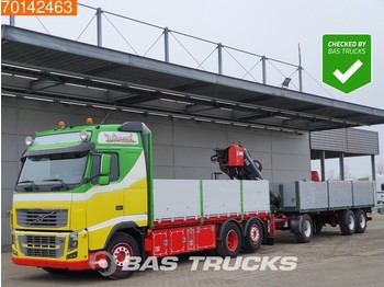 Samochód ciężarowy skrzyniowy/ Platforma, Samochod ciężarowy z HDS Volvo FH16 540 6X2 VEB+ Lift+Lenkachse Euro 4 Hiab 166 E-3 Pro: zdjęcie 1