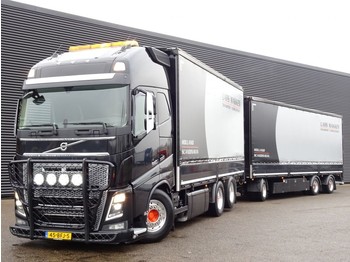 Samochód ciężarowy plandeka Volvo FH16.550 6X2 + 3 AXLE TRAILER / COMBI / SIDE BOARDS: zdjęcie 1