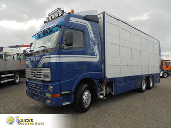 Ciężarówka do przewozu zwierząt Volvo FH 12.520 + Manual + 6x2 + Animal transport + Euro 2 + blad-blad: zdjęcie 1