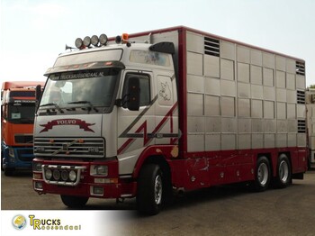 Ciężarówka do przewozu zwierząt Volvo FH 16.470 + Manual + Euro 2 + Animal transport + LIFT + 6x2: zdjęcie 1