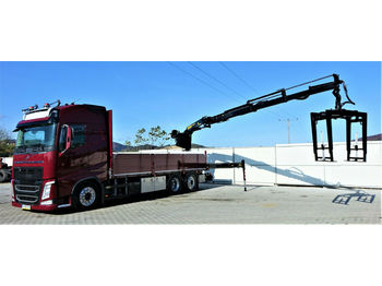 Samochód ciężarowy skrzyniowy/ Platforma Volvo FH 460 Pritsche 6,60m + Kran*6x2*: zdjęcie 1