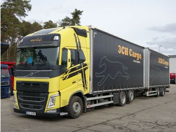 Samochód ciężarowy plandeka Volvo FH 500 6x2 + Wecon tandem 120m3: zdjęcie 1