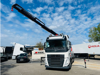 Nowy Samochód ciężarowy skrzyniowy/ Platforma, Samochod ciężarowy z HDS Volvo FH 540 6x2 Container Fassi F545 Heck Seilwinde: zdjęcie 3