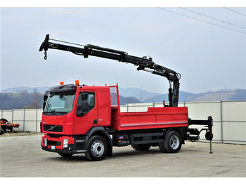 Samochód ciężarowy skrzyniowy/ Platforma Volvo FL 280 Pritsche 3,90m + Kran* 4x2 *Topzustand!: zdjęcie 1