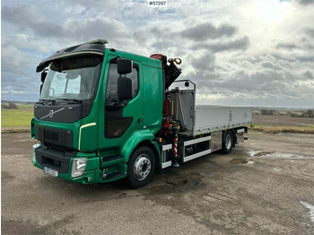 Samochód ciężarowy skrzyniowy/ Platforma, Samochod ciężarowy z HDS Volvo FL 42 R Crane truck: zdjęcie 1