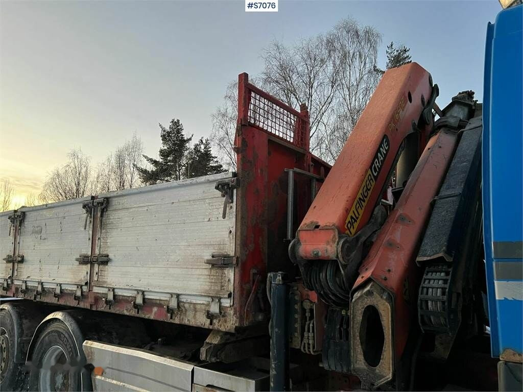 Samochód ciężarowy skrzyniowy/ Platforma, Samochod ciężarowy z HDS Volvo FM400 6*2 Crane Truck with tiltable flatbed + Palf: zdjęcie 38
