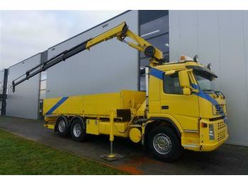 Samochód ciężarowy skrzyniowy/ Platforma Volvo FM9.300 6X2 WITH HMF 1832 K4 CRANE/KRAN EURO 4: zdjęcie 1