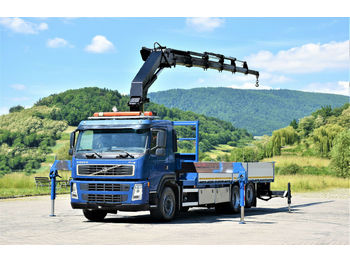 Samochód ciężarowy skrzyniowy/ Platforma, Samochod ciężarowy z HDS Volvo FM9 340 Pritsche 7,20m +HMF 2820 K5 + FUNK: zdjęcie 1
