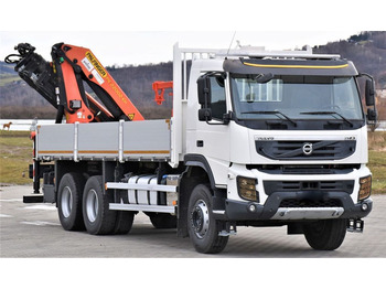 Samochod ciężarowy z HDS, Samochód ciężarowy skrzyniowy/ Platforma Volvo FMX 370 PRITSCHE 6,70m *PK 22002-EH+FUNK/6x4: zdjęcie 4