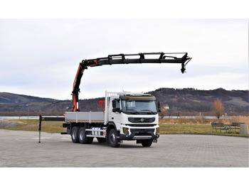 Samochod ciężarowy z HDS, Samochód ciężarowy skrzyniowy/ Platforma Volvo FMX 370 PRITSCHE 6,70m *PK 22002-EH+FUNK/6x4: zdjęcie 2