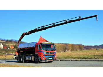 Wywrotka, Samochod ciężarowy z HDS Volvo FMX 410 Kipper 6,45 m+ Kran/FUNK*6x4: zdjęcie 1