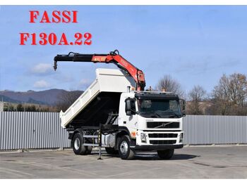 Samochod ciężarowy z HDS, Wywrotka Volvo FM 300 KIPPER 4,50m + FASSI F130A.22* TOPZUSTAND: zdjęcie 1