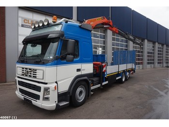 Samochód ciężarowy skrzyniowy/ Platforma Volvo FM 300 Palfinger 23 ton/meter laadkraan: zdjęcie 1