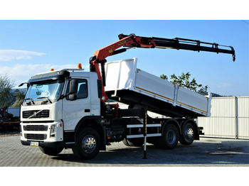 Wywrotka, Samochod ciężarowy z HDS Volvo FM 380 Kipper 5,20m+Kran/FUNK*6x2!: zdjęcie 1