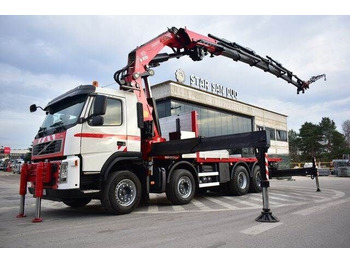 Samochód ciężarowy skrzyniowy/ Platforma, Samochod ciężarowy z HDS Volvo FM 400: zdjęcie 1