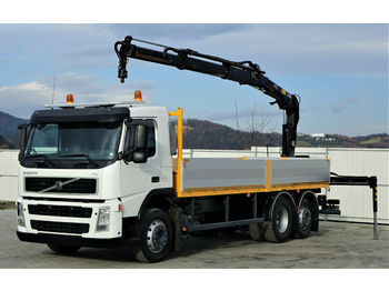 Samochód ciężarowy skrzyniowy/ Platforma, Samochod ciężarowy z HDS Volvo FM 400 Pritsche 6,80m +Kran/FUNK 6x2 Topzustand!: zdjęcie 1