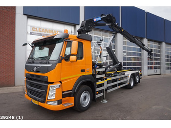 Ciężarówka hakowiec, Samochod ciężarowy z HDS Volvo FM 410 HMF 23 ton/meter laadkraan: zdjęcie 1