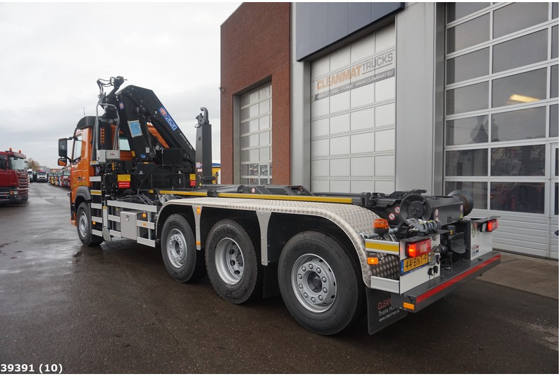 Ciężarówka hakowiec, Samochod ciężarowy z HDS Volvo FM 420 8x2 HMF 26 ton/meter laadkraan: zdjęcie 10