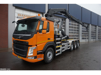 Ciężarówka hakowiec, Samochod ciężarowy z HDS Volvo FM 420 8x2 HMF 28 ton/meter laadkraan: zdjęcie 1