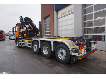 Ciężarówka hakowiec, Samochod ciężarowy z HDS Volvo FM 420 8x2 HMF 28 ton/meter laadkraan: zdjęcie 3
