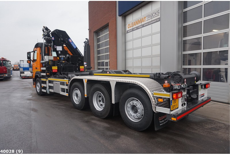 Ciężarówka hakowiec, Samochod ciężarowy z HDS Volvo FM 420 8x2 HMF 28 ton/meter laadkraan: zdjęcie 3