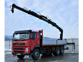 Samochód ciężarowy skrzyniowy/ Platforma, Samochod ciężarowy z HDS Volvo FM 9 340 Pritsche 6,50m + Kran/FUNK*6x4*: zdjęcie 1