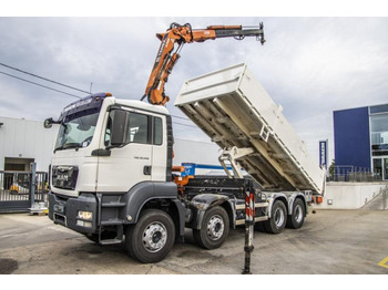 Wywrotka MAN TGS 35.400+TEREX 16T/2