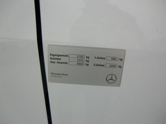 Samochód dostawczy skrzyniowy Mercedes-Benz Sprinter 315 Doka Pritsche, ohne Heckfenster: zdjęcie 7