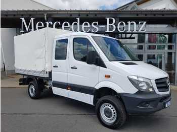 Samochód dostawczy plandeka, Samochód dostawczy doka Mercedes-Benz Sprinter 316 DoKa CDI 4x4 Pritsche Plane AHK Kli: zdjęcie 1