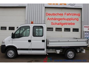 Samochód dostawczy skrzyniowy, Samochód dostawczy doka Opel Movano 2.5 CDTI-7 Sitzer-AHK-Nur 67 TKm Schalter: zdjęcie 1