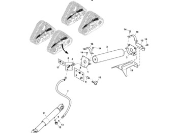 Części podwozi gąsienicowych JOHN DEERE