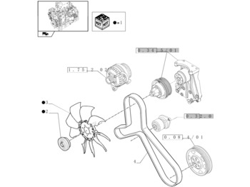 Wentylator NEW HOLLAND