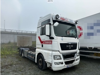 Ciężarówka kontenerowiec/ System wymienny MAN TGX 26.480