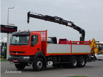 Samochód ciężarowy skrzyniowy/ Platforma RENAULT Kerax 370