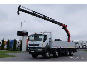Samochód ciężarowy skrzyniowy/ Platforma RENAULT Kerax 410