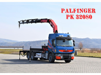 Samochód ciężarowy skrzyniowy/ Platforma RENAULT Premium 410