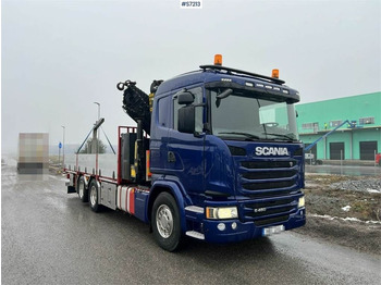 Samochód ciężarowy skrzyniowy/ Platforma SCANIA G 450