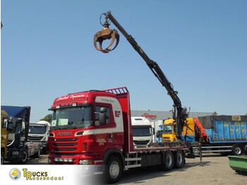 Samochód ciężarowy skrzyniowy/ Platforma SCANIA R 730