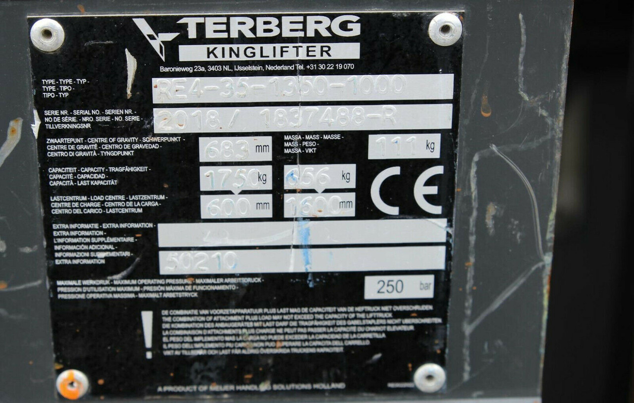 Terberg Kinglifter TKL-M1x3 Mitnahmestapler 470h Terberg Kinglifter TKL-M1x3 Mitnahmestapler 470h: zdjęcie 12
