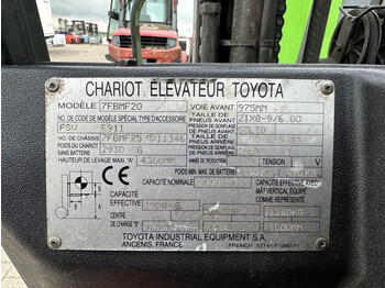 Wózek widłowy elektryczny Toyota 7FBMF20 2 ton Triplex Freelift Sideshift Elektra Heftruck: zdjęcie 4