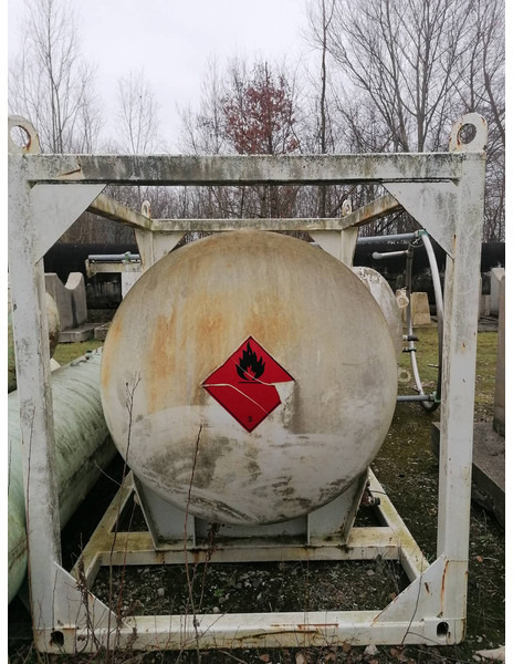 De Visser Used 2950L LPG tank aboveground container frame - Gas, Gaz, LPG, GPL, Propane, Butane ID 1.211 - Zbiornik paliwa: zdjęcie 5