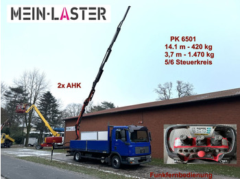 MAN TGL 8.210 Palfinger PK 6501 14m 440kg, 5+6 St. F  - Samochód ciężarowy skrzyniowy/ Platforma: zdjęcie 1