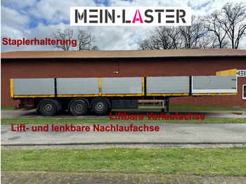 Schröder Pritsche Staplerhalterung Lenkachse  - Naczepa platforma/ Burtowa: zdjęcie 1
