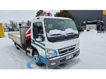 MITSUBISHI FUSO CANTER + crane - Samochód ciężarowy skrzyniowy/ Platforma: zdjęcie 2