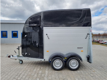 Humbaur Pegasus 2400 trailer for 2 horses saddle room 2.4T GVW - Przyczepa do przewozu koni: zdjęcie 4