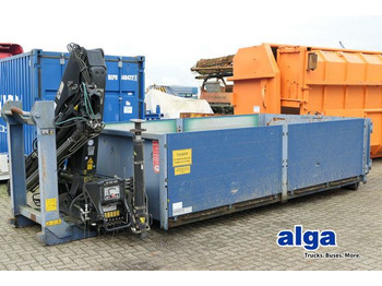 Abrollcontainer, Kran Hiab 099 BS-2 Duo  - Kontener hakowy: zdjęcie 1